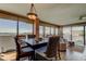 Dining area with large windows overlooking the bay, perfect for enjoying meals with a view at 80 Rogers St # 2A, Clearwater, FL 33756