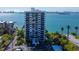 Stunning waterfront condominium building with bay views and lush tropical landscaping at 80 Rogers St # 2A, Clearwater, FL 33756
