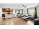 Spacious open-concept kitchen and living room area is ideal for entertaining and relaxation at 10196 Cross Timber Ter, Land O Lakes, FL 34638