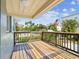 The wooden deck offers a great view of the surrounding yard and nearby community at 1225 26Th N St, St Petersburg, FL 33713