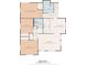 Detailed floor plan showcasing the layout of the 3 bedroom home at 1225 26Th N St, St Petersburg, FL 33713