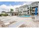 Relaxing pool with ample seating at this beautiful condo complex at 147 Bluff View Dr # 206, Belleair Bluffs, FL 33770