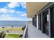 A long balcony offers stunning water views, perfect for relaxing or entertaining guests at 2413 Bayshore Blvd # 605, Tampa, FL 33629