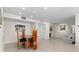 Bright dining area features tile flooring, neutral walls and ceilings, and modern track lighting fixtures overhead at 2413 Bayshore Blvd # 605, Tampa, FL 33629