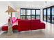 Bright living room with water views and modern decor at 2413 Bayshore Blvd # 605, Tampa, FL 33629