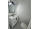 Modern bathroom features a new vanity, marble countertop, and updated fixtures at 2527 13Th S Ave, St Petersburg, FL 33701