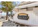 Welcoming entrance to Sunset Beach featuring a sign and coastal surroundings at 426 Village Dr, Tarpon Springs, FL 34689