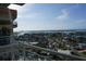 Breathtaking balcony view overlooking a charming neighborhood, serene waterways, and lush greenery at 4900 Brittany S Dr # 1706, St Petersburg, FL 33715