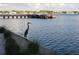 Scenic waterfront view with a great blue heron in the foreground at 4900 Brittany S Dr # 1706, St Petersburg, FL 33715