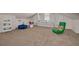 Upper level Bonus Room with carpet flooring, built-in bed and furnishings provides ample space at 505 27Th N Ave, St Petersburg, FL 33704
