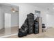 Spacious basement with ceramic tile, ample storage, and open layout at 6414 Larmon St, Tampa, FL 33634