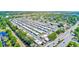 Aerial view showcases the layout of a well-maintained community at 7081 Lafayette N, Pinellas Park, FL 33781
