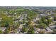 Expansive aerial view of a residential neighborhood, showcasing the community's green spaces and tree coverage at 7210 8Th N Ave, St Petersburg, FL 33710