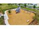 A colorful playground offers children a safe and engaging space for outdoor fun and recreation at 7331 Canterbury Bells Ct, Tampa, FL 33619