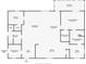 Detailed floor plan of a home, showcasing the layout of each room and overall design at 9802 Eden Ave, Hudson, FL 34667