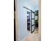 Walk-in pantry with custom barn door, bright lighting and easy access shelving at 11936 Sand Myrtle Rd, Riverview, FL 33579