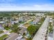 Aerial view of a residential neighborhood, showcasing well-maintained homes and lush landscaping at 13841 89Th Ave, Seminole, FL 33776