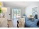 Relaxing bedroom with easy access to the backyard pool area at 1402 Bluewater Dr, Sun City Center, FL 33573