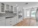 Modern kitchen features stainless steel appliances and bright breakfast nook at 1402 Bluewater Dr, Sun City Center, FL 33573