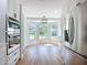 Modern kitchen with stainless steel appliances and bay window at 1402 Bluewater Dr, Sun City Center, FL 33573