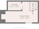 Upstairs floor plan showing bonus room with storage, and open to below area by stairs at 200 Meres Blvd # 26, Tarpon Springs, FL 34689