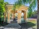 Community gazebo near the tennis court, offering shade and a gathering spot at 2709 Via Cipriani # 522B, Clearwater, FL 33764