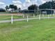 Outdoor baseball field, offering a venue for community sporting events and recreational activities at 301 Caloosa Palms Ct, Sun City Center, FL 33573