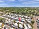 An aerial image of the neighborhood showing the home's proximity to downtown at 4851 W Gandy Blvd # B3 L8, Tampa, FL 33611