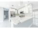 Kitchen with marble countertops and stainless steel appliances at 7015 Cobblewood Ct, Tampa, FL 33615