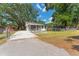 Charming fenced one-story home featuring a manicured lawn, and a paved driveway at 7212 Rhode Island Dr, Tampa, FL 33619