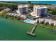 Condos with waterfront views, swimming pool, private dock, and nearby tennis court at 7430 Sunshine Skyway S Ln # 305, St Petersburg, FL 33711
