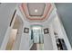 Spacious foyer with high ceilings and archways leading to other rooms at 10229 Avelar Ridge Dr, Riverview, FL 33578