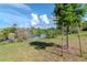 Scenic view of a serene pond surrounded by lush trees and landscaping at 12310 Streambed Dr, Riverview, FL 33579