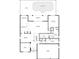 Layout showing the kitchen, living room, owner's suite, and lanai with pool at 13008 Eagles Entry Dr, Odessa, FL 33556