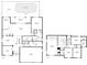 Detailed floor plan showcasing the layout of this stunning home's living spaces, bedrooms and lanai at 13008 Eagles Entry Dr, Odessa, FL 33556