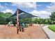 Community playground offers a fun, safe environment with shade and play structures for children at 13008 Eagles Entry Dr, Odessa, FL 33556