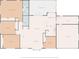 Detailed floor plan showing the layout of the home, including room dimensions and locations at 1308 W Perdiz St, Tampa, FL 33612
