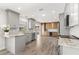 Bright, updated kitchen with stainless appliances and stone countertops at 3945 Versailles Dr, Tampa, FL 33634