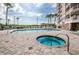 Outdoor swimming pool and jacuzzi tub provide residents with a relaxing and private experience at 4516 Seagull Dr # 615, New Port Richey, FL 34652