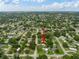 Overhead aerial view of the neighborhood showing its proximity to shopping, dining and local businesses at 5115 32Nd N Ave, St Petersburg, FL 33710