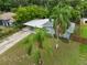 Single Gathering home with well maintained lawn and mature palm trees at 5115 32Nd N Ave, St Petersburg, FL 33710