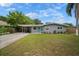 Charming single-story home with a well-maintained lawn, carport, and an inviting, brightly colored front door at 5115 32Nd N Ave, St Petersburg, FL 33710