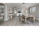 A dining room and view of the open floor plan of a lovely home at 6161 Gulf Winds Dr # 338, St Pete Beach, FL 33706