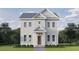 Charming two-story home with white siding, a gray roof, a well-manicured lawn and thoughtfully landscaped grounds at 621 37Th N Ave, St Petersburg, FL 33704