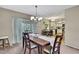 Dining room with views to Kitchen at 6375 Ocean Pines Ln, Spring Hill, FL 34606