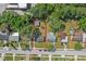 Aerial view of property showcasing its location and surrounding landscape within a defined boundary at 6936 77Th N Ter, Pinellas Park, FL 33781