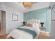 Chic bedroom with decorative paneling, unique lamps, and soft textures at 777 N Ashley Dr # 1516, Tampa, FL 33602
