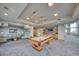 Inviting game room with a pool table, comfortable seating, and entertainment area at 777 N Ashley Dr # 1516, Tampa, FL 33602