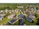 Beautiful aerial shot of a residential neighborhood with manicured lawns and tree-lined streets at 11225 Godwit Ct, New Port Richey, FL 34654