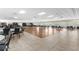 Expansive ballroom featuring a dance floor and tables set up for events and celebrations at 11225 Godwit Ct, New Port Richey, FL 34654